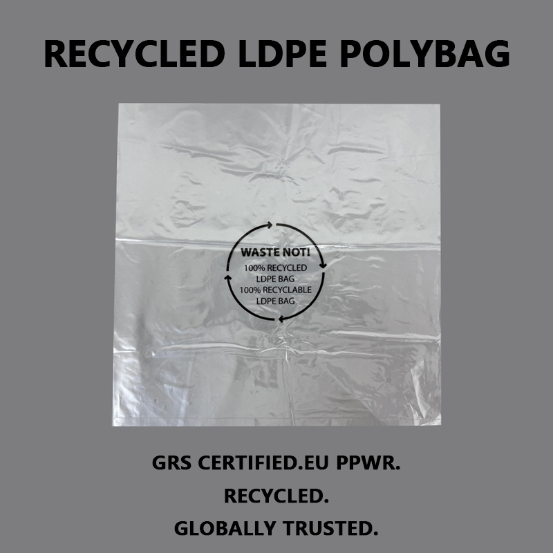 Kierrätetty LDPE-polypussi saavuttaa suosion kestävän pakkausten kysynnän kasvaessa edelleen