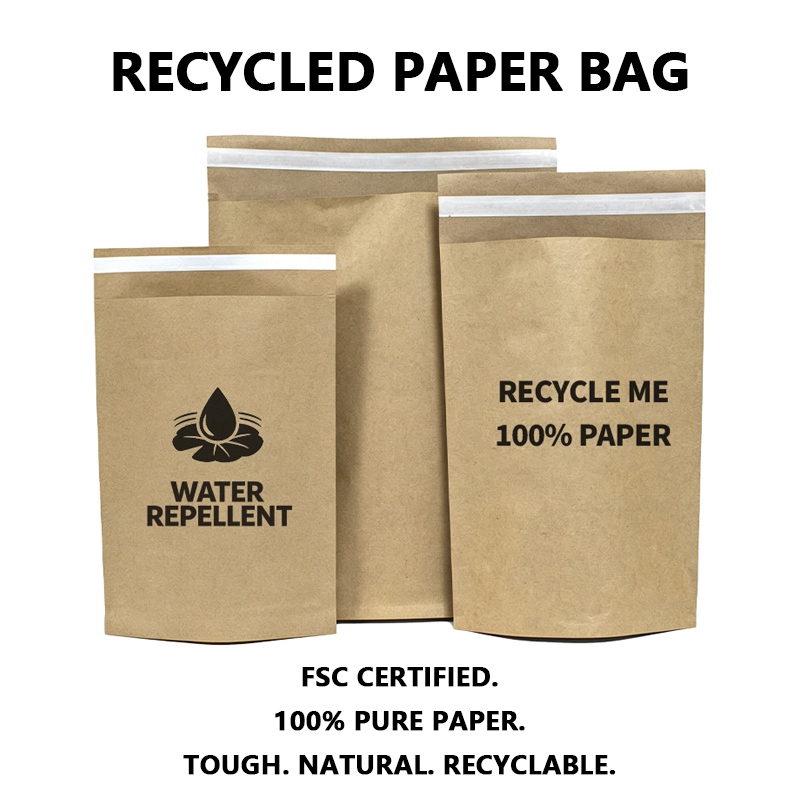 Mukautettu Kraft Paper -kuljetuskassi