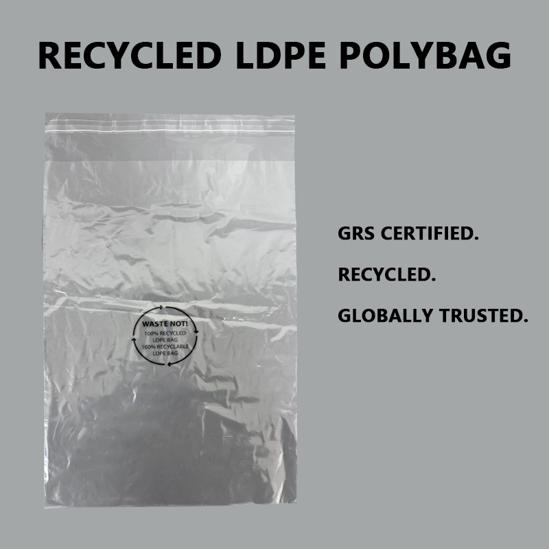 GRS-sertifioidut kierrätetyt LDPE-polypussit