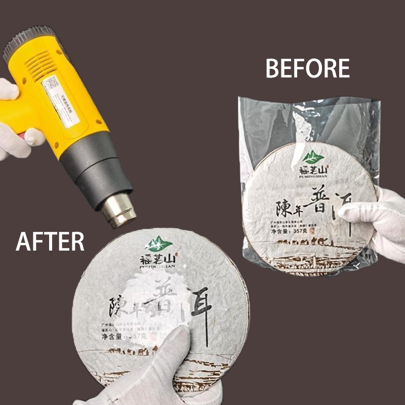 PVC/POF mukautetut kutistepussit